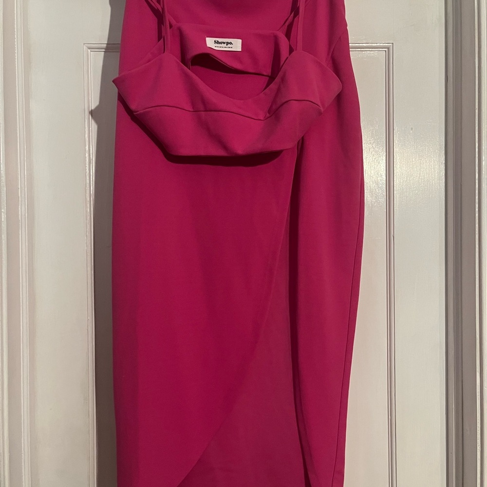 Showpo pink set. Skirt and top.